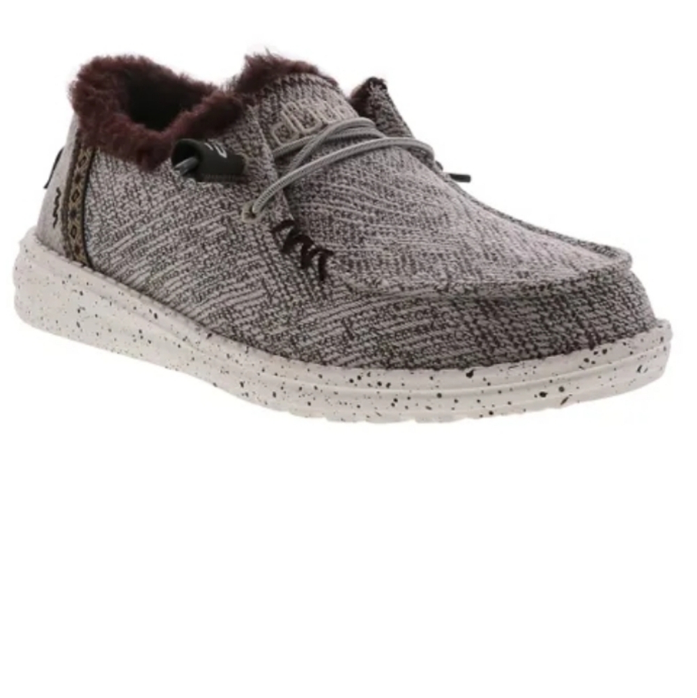 Hey Dude Wendy Salt Pepper Women's Casual Shoe - Gray